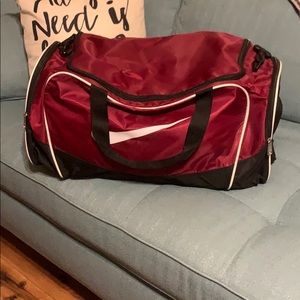 Red Nike Duffel Bag. Great Condition!